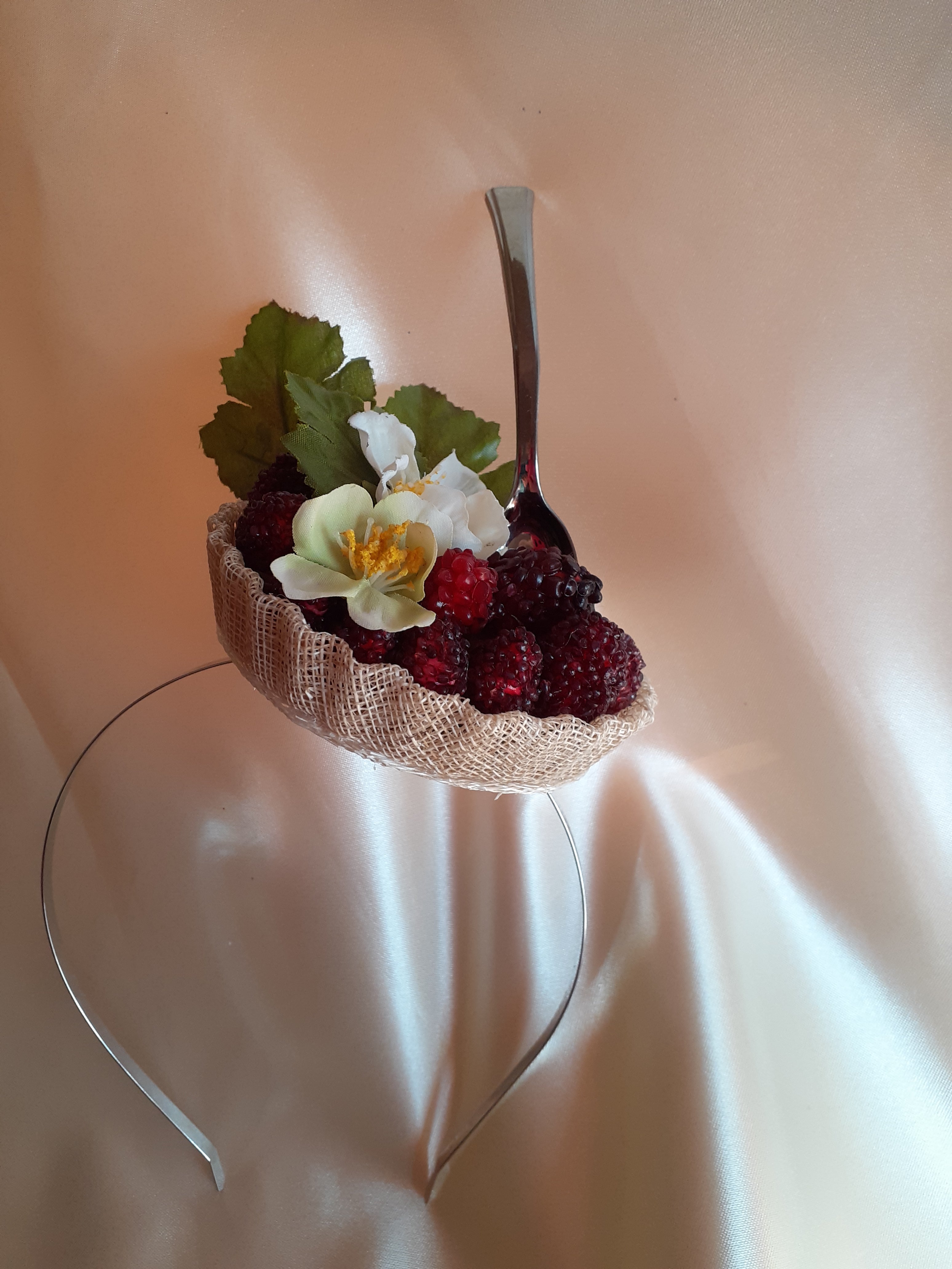 Popular Blackberry tart headpiece