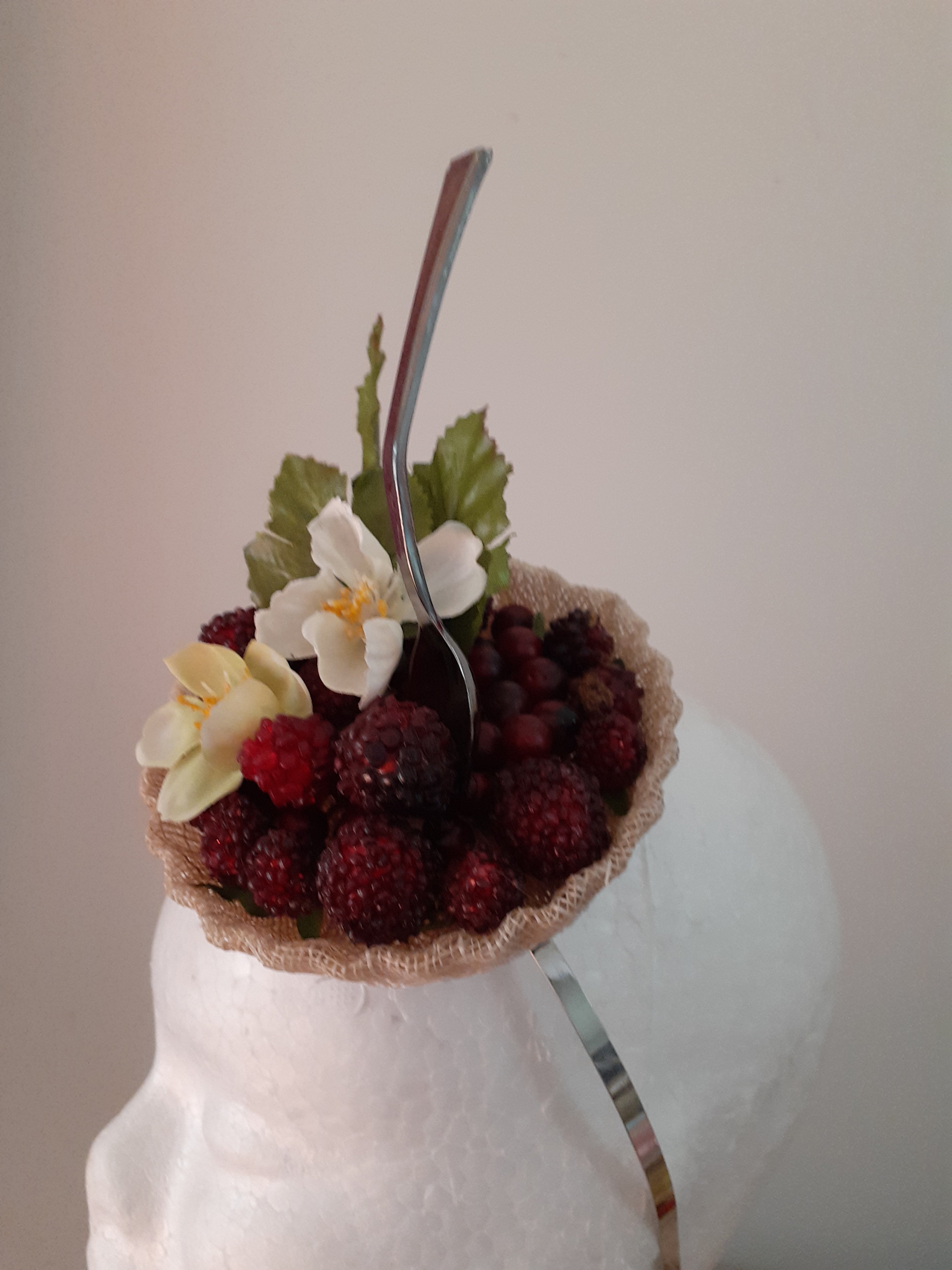 Blackberry tart hot headpiece