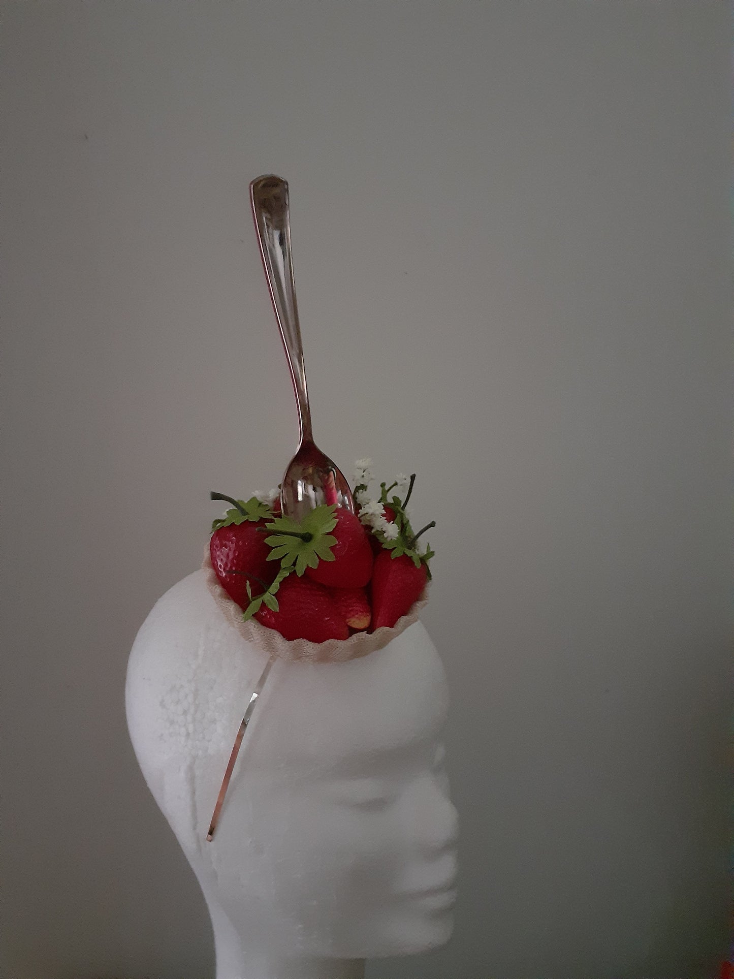 Strawberry tart headpiece