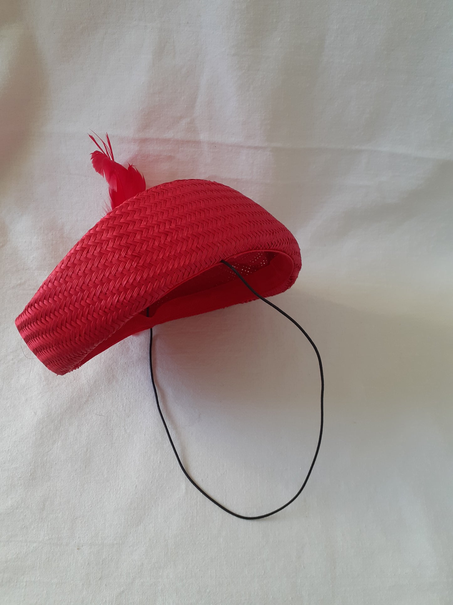 Red 'air hostess' hat